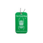 GREEN Geocaching QR Travel Bug® - Glow in the Dark 599
