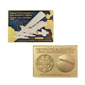 Geocoin Gago Coutinho e Sacadura Cabral - Ouro (2022)