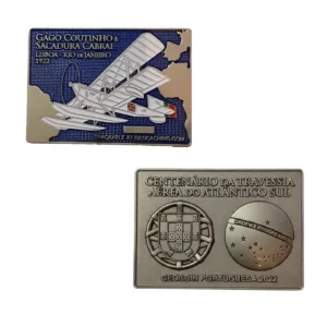 Geocoin Gago Coutinho e Sacadura Cabral - Prata (2022)