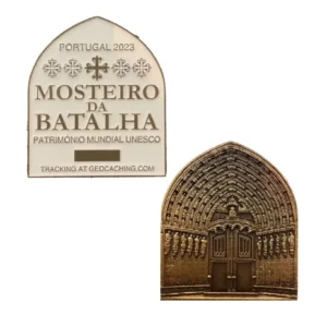 Geocoin Mosteiro da Batalha - Ouro (2023)