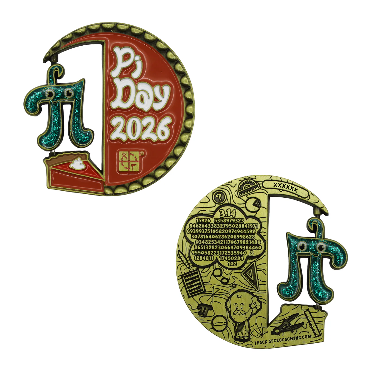 Geocoin dia do Pi 2026