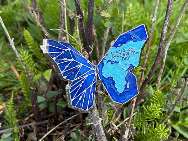Geocoin Efeito Borboleta - Azul 2026 - Image 2