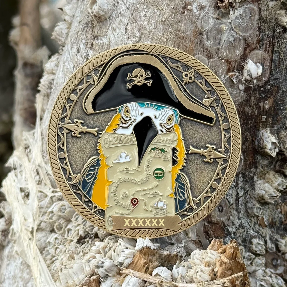 Geocoin Pirata 2026 - Papagaio - Image 4