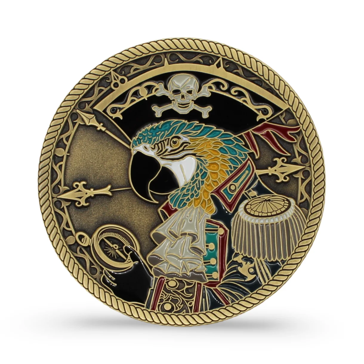 Geocoin Pirata 2026 - Papagaio - Image 3