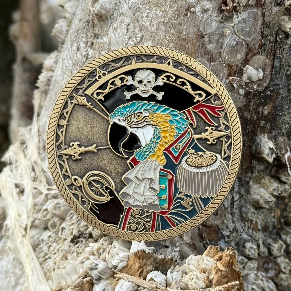 Geocoin Pirata 2026 - Papagaio - Image 5