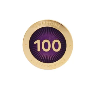 Milestone Pin - 100 Descobertas