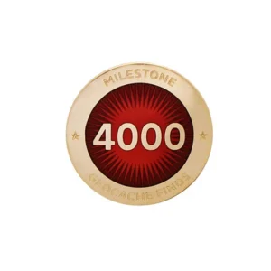 Milestone Pin - 4000 Descobertas