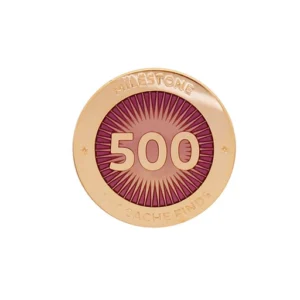 Milestone Pin - 500 Descobertas